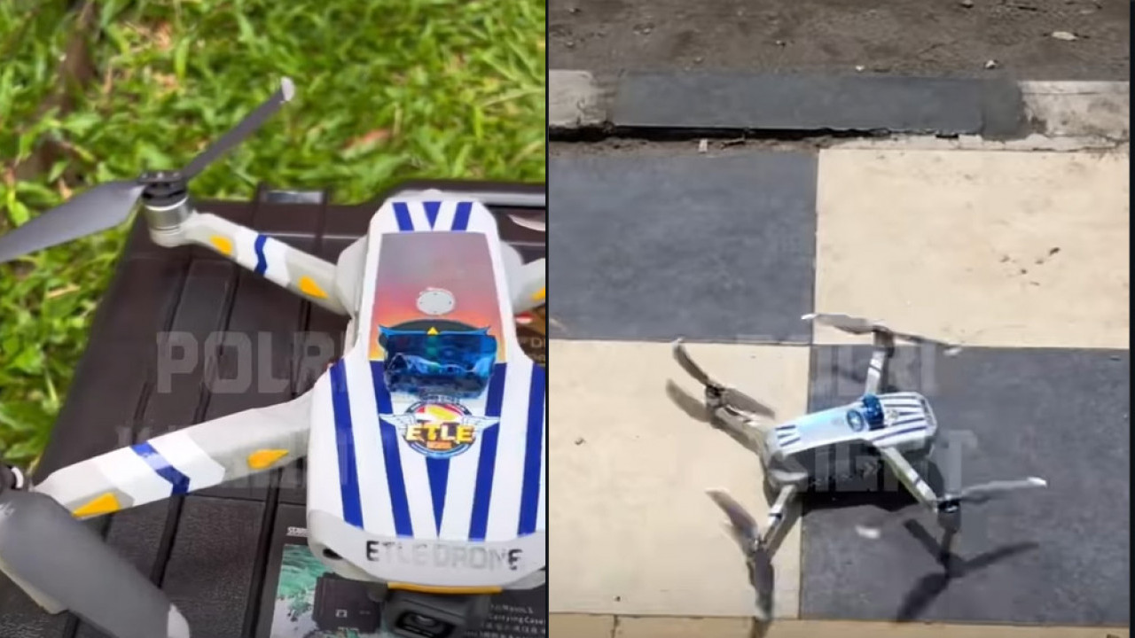 Gokil! Demi Tingkatkan Tindakan Pelanggaran, Polisi Gunakan 'Mata Langit' sebagai Alat Bantu Tilang