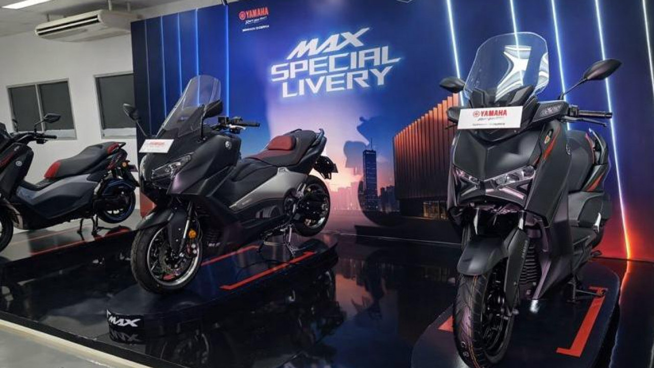 Rayakan Perjalanan 25 Tahun, Yamaha Luncurkan MAX Special Livery NMAX, XMAX dan TMAX