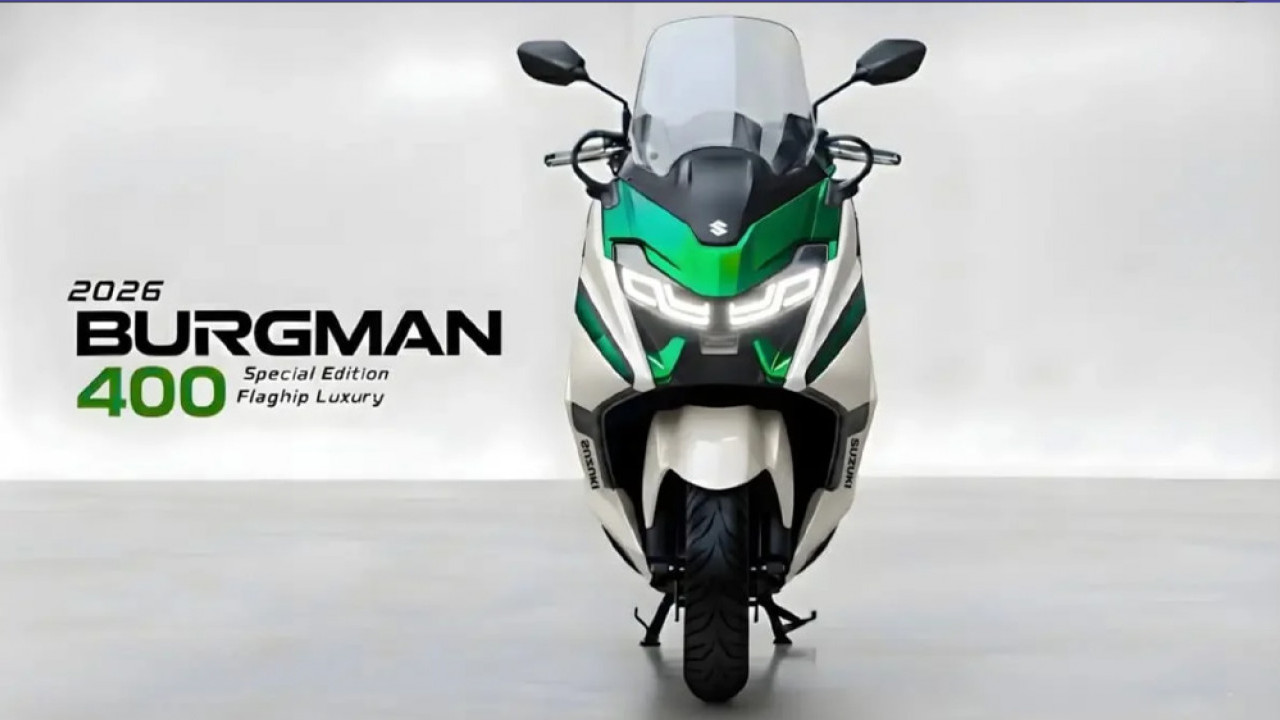Suzuki Burgman 400 2026 Resmi Rilis: Maxi Scooter Mewah, Tenaga Besar dan Super Nyaman!