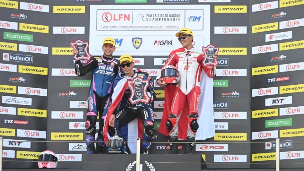Herjun Atna Firdaus Rebut Podium SS600 ARRC Mandalika 2026
