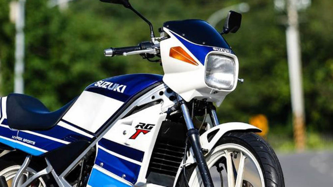 Penampakan Suzuki RG50, Motor Sport Mini Pendahulu RGR 150