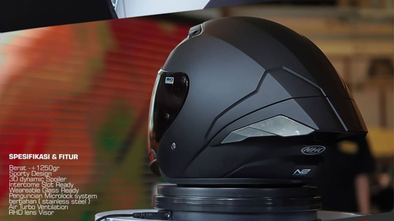 NHK Rilis Helm Half Face N2 Series: Kombinasi Aerodinamika F1 dan Kenyamanan Harian