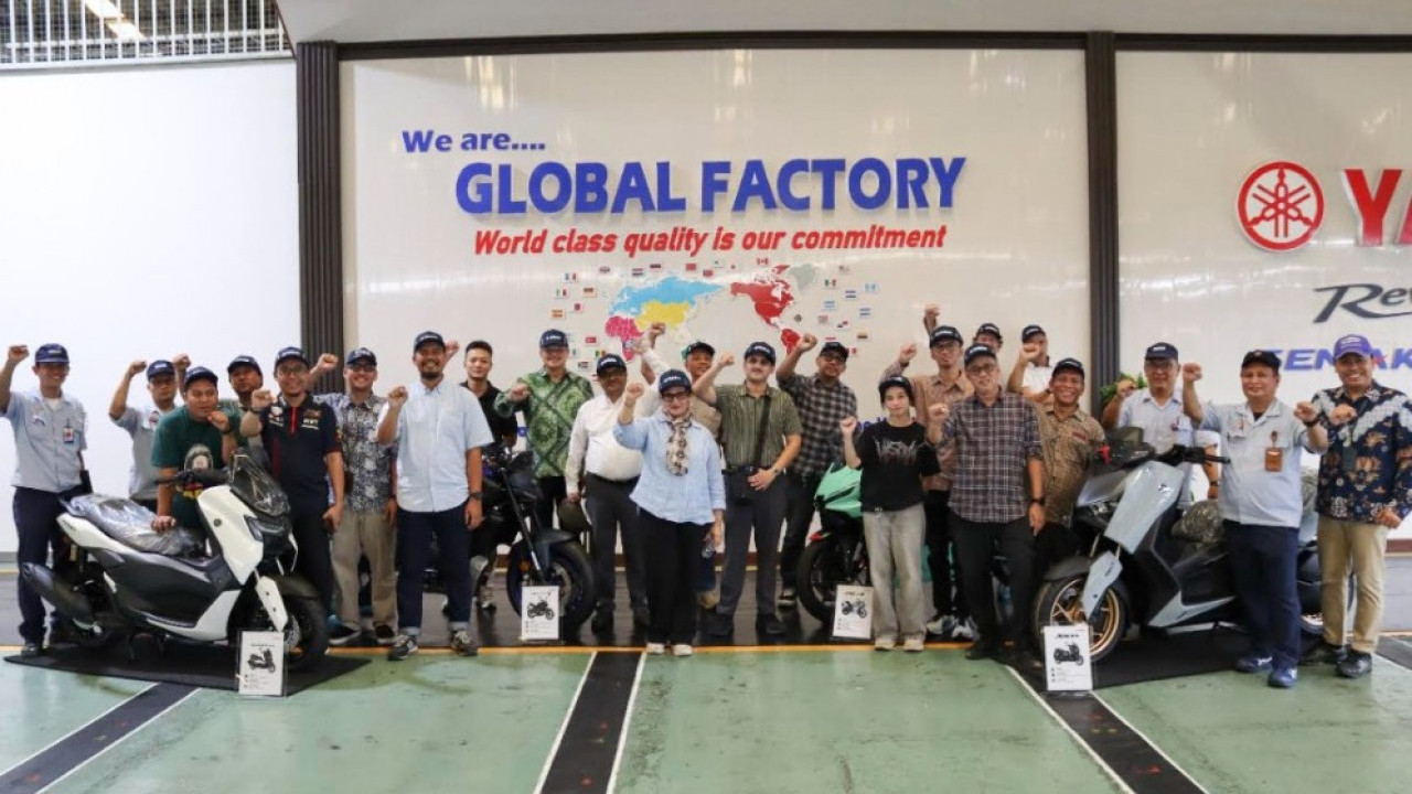 Motor Yamaha Buatan Indonesia Tembus 40 Negara, Ini Rahasia di Balik Proses Produksinya