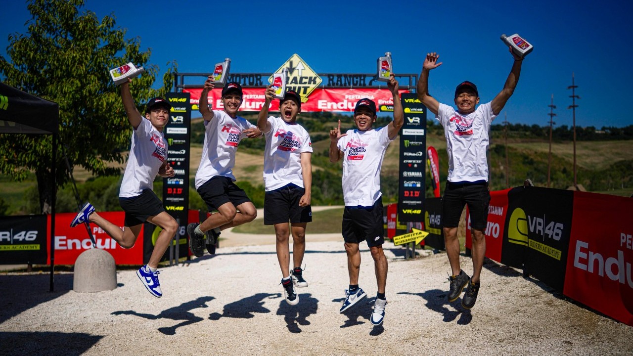 5 Pembalap Muda Indonesia Digembleng di 'Kandang' Valentino Rossi, Begini Keseruannya!