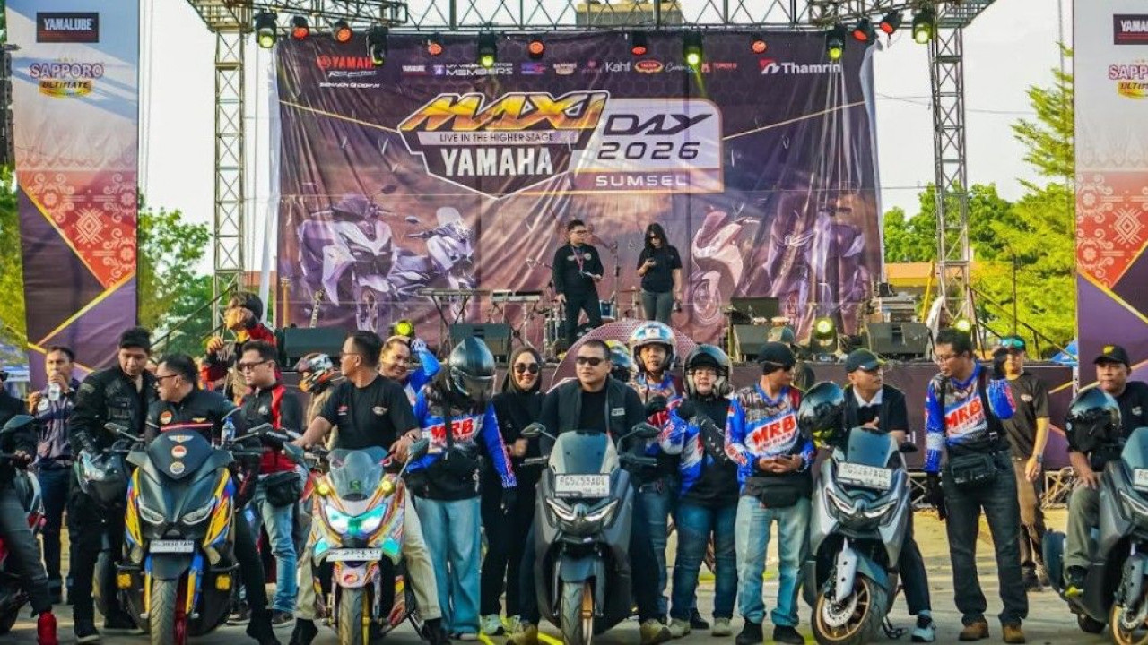 MAXi Yamaha Day 2026 Mampir ke Sumatera Selatan, Diserbu Lebih dari 500 Bikers!