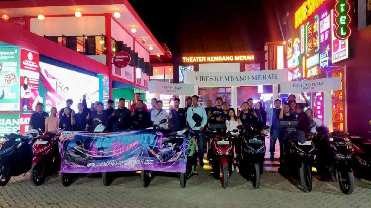 Komunitas Honda Vario Sidoarjo dan Surabaya Nikmati Riding Malam Bertema “Ride the Night, Own the Moment”