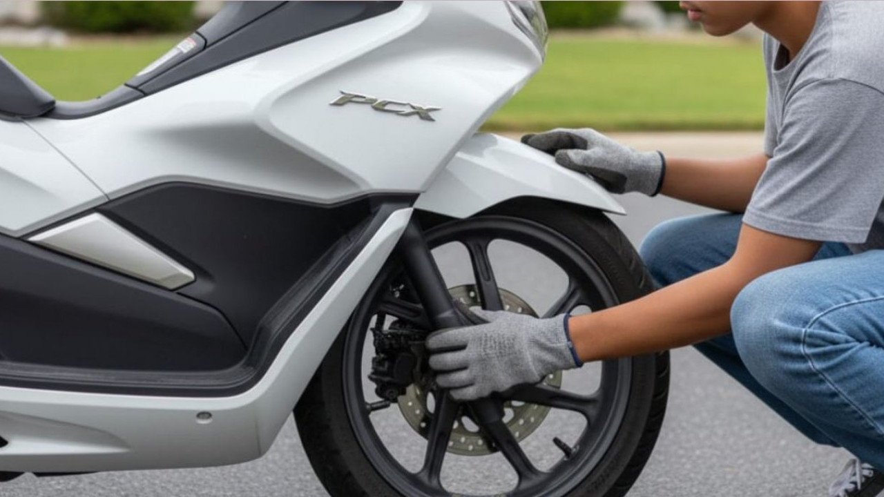 Jangan Abaikan Tekanan Ban Motor, Cek Sebelum Berkendara agar Tetap Aman