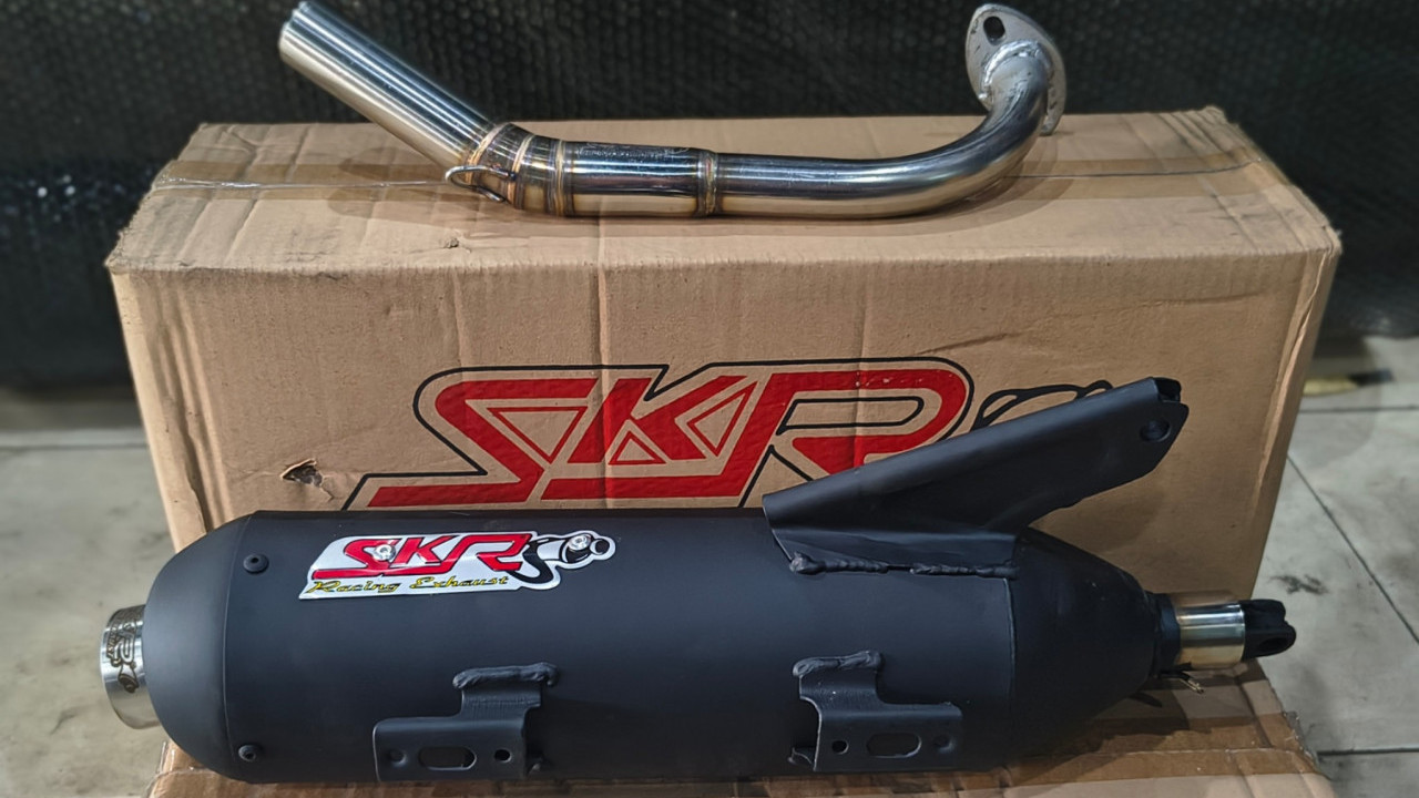 SKR Racing Kasih Promo Diskon Knalpot Standar Racing Mulai Rp450 ribu, Penunggang Mio hingga Honda PCX 160, Sikat?