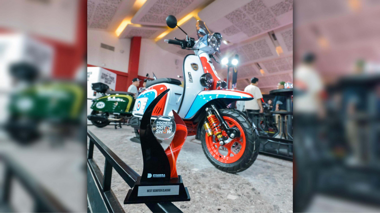 Tampil Nyentrik, Scomadi Turismo Technica Mods Edition Sabet Penghargaan Best Scooter Classic di IIMS 2026