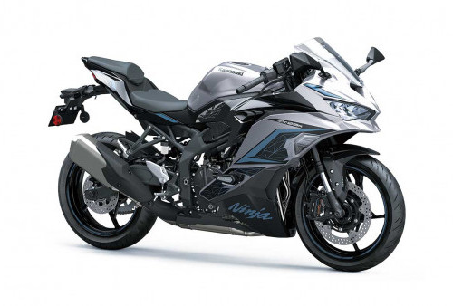 Kawasaki Ninja ZX-25R SE 2024 Punya Kelir Silver, Bikin Tongkrongannya Futuristik