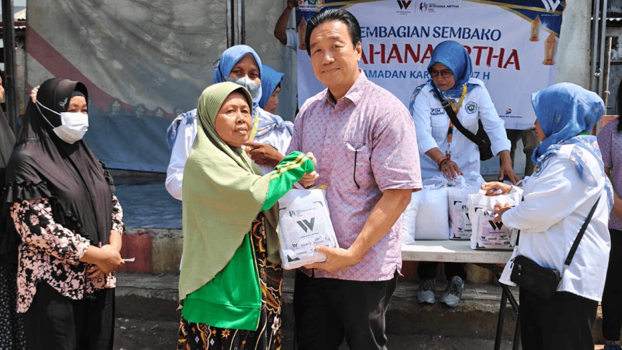 Wahana Artha Group Bagikan 1.500 Paket Sembako dan Gelar Aksi Donor Darah