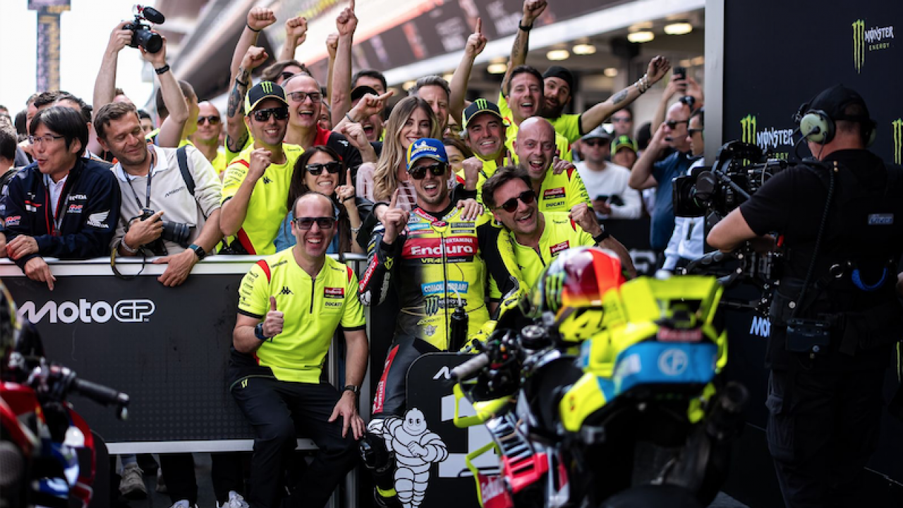 Fabio Di Giannantonio Menang di Catalunya, Pertamina VR46 Akhirnya Pecah Telur Musim 2026
