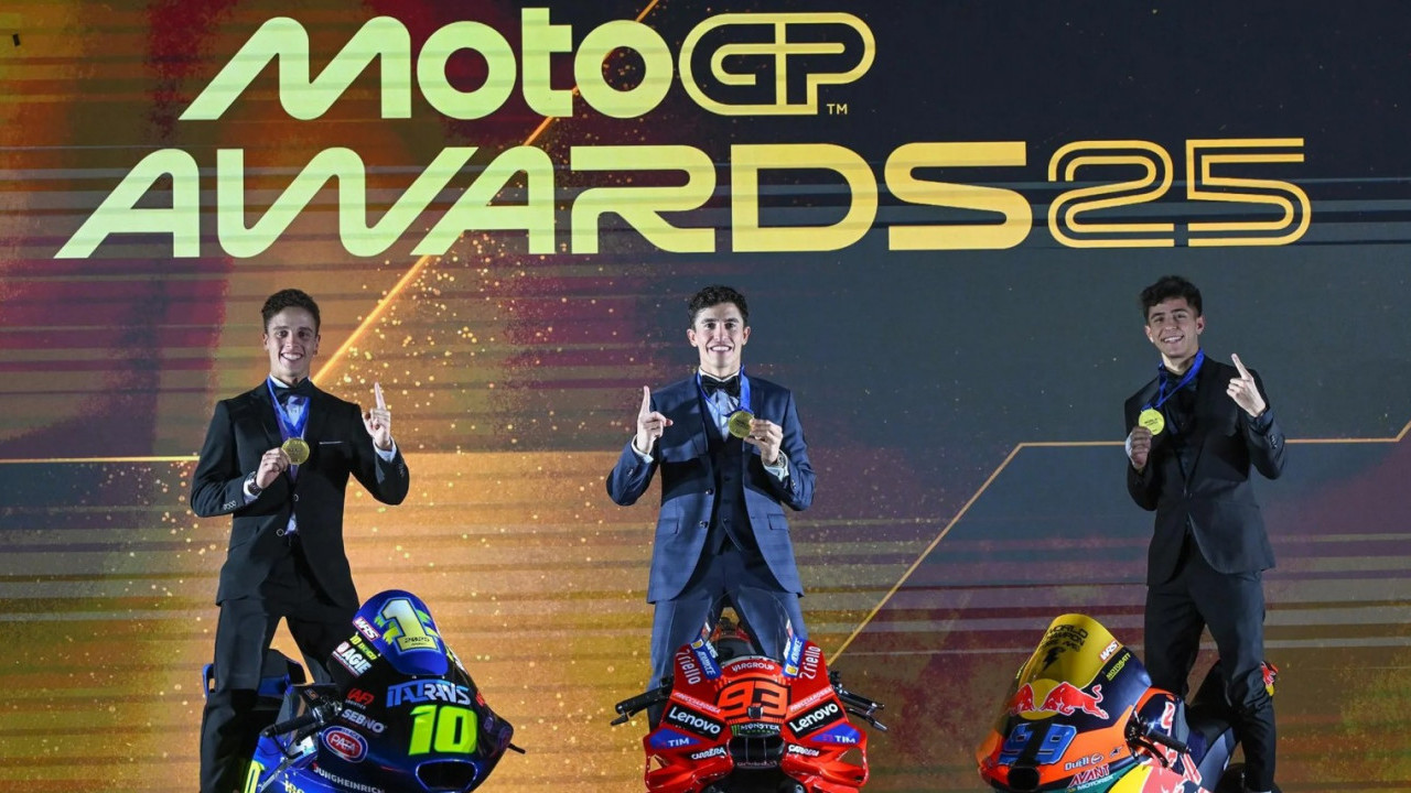 Selamat! Marquez, Moreira dan Rueda Raih Penghargaan Lagi di MotoGP Awards 2025