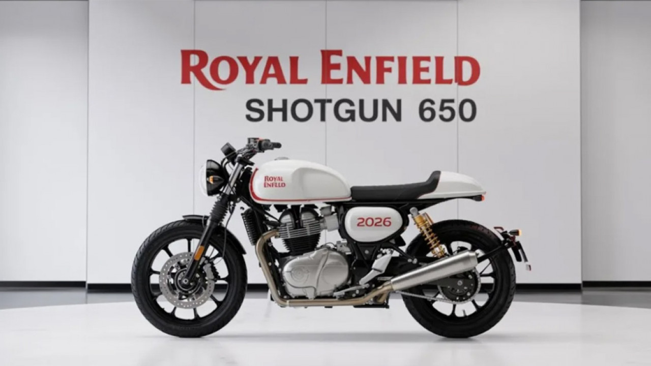 Royal Enfield Shotgun 650 2026 Resmi Meluncur, Bobber Modern dengan Mesin Lebih Halus