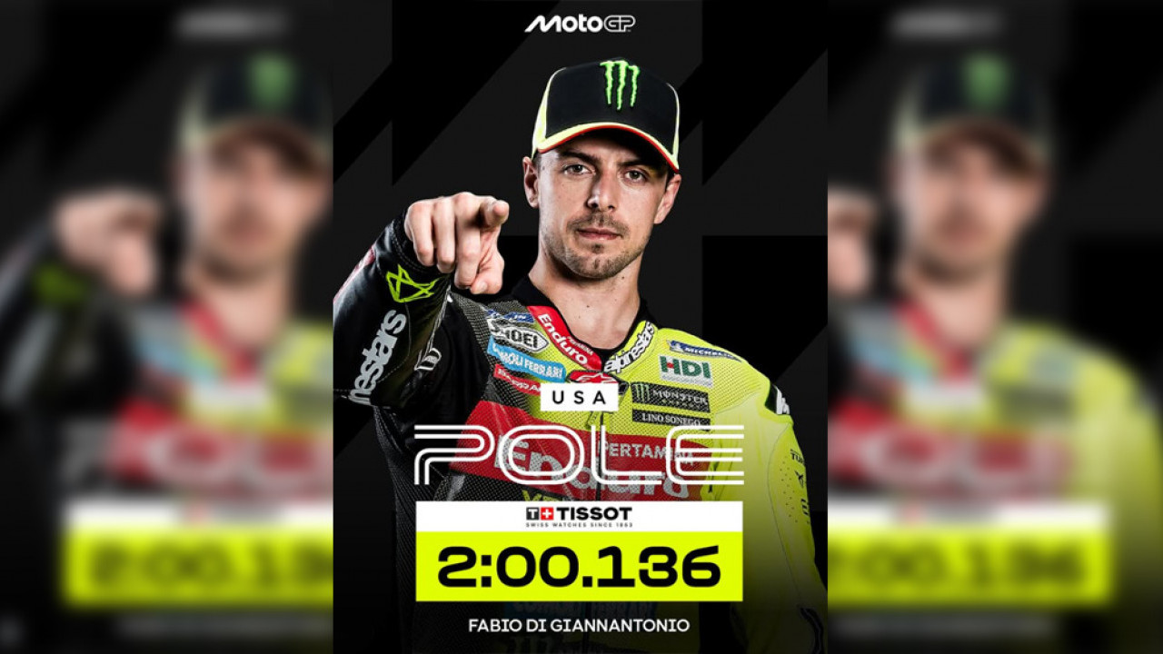 Hasil Kualifikasi MotoGP Amerika 2026: Fabio Di Giannantonio Raih Pole, Marco Bezzecchi di Posisi Kedua