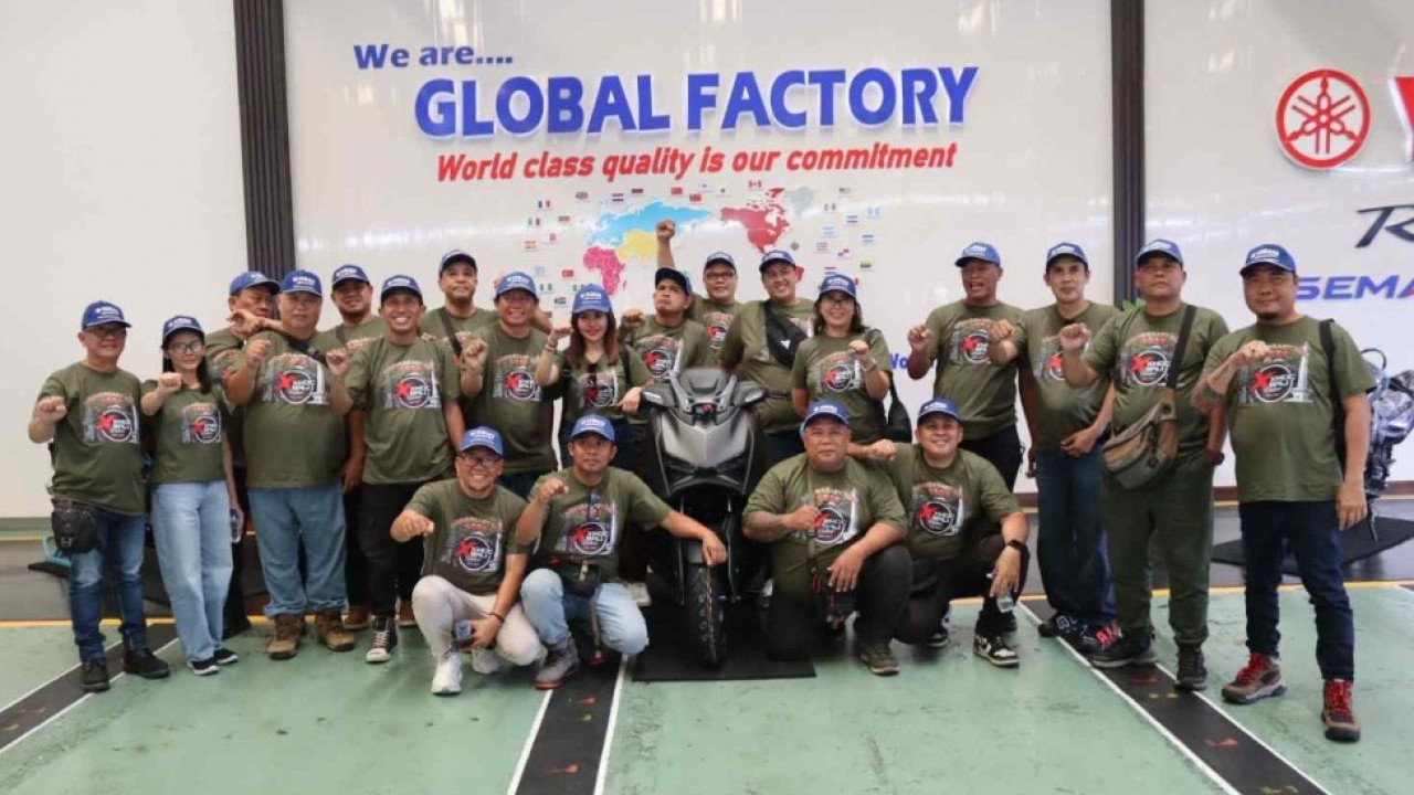 Komunitas XMOC Bali Dapat Kesempatan Langka Kunjungi Pabrik Yamaha di Pulogadung
