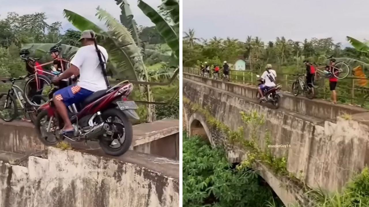 Gokil! Pemotor Ini Mampu Lewati Jalan Setapak dengan Mulus Tanpa Grogi