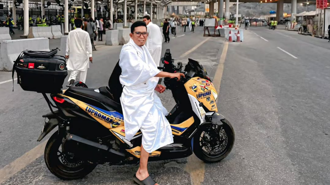 Cerita Om Daeng Tuntaskan Touring 27.000 Km Indonesia-Mekah Pakai Yamaha XMAX