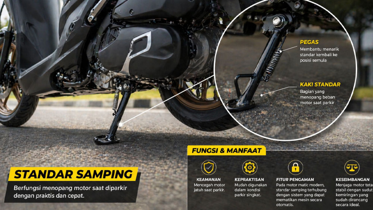 Fakta Standar Motor yang Sering Diremehkan: Fungsinya Bukan Sekadar Penyangga, Banyak yang Belum Tahu!