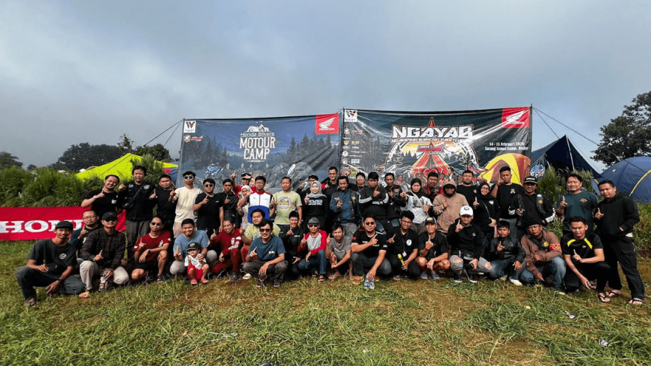 Honda Bikers Fun Motour Camp 2026, AHJ Rayakan Kebersamaan Lewat Touring dan Camping di Bogor