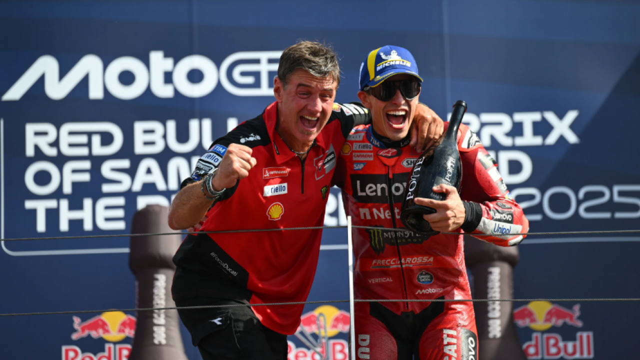 Menuju Gelar Juara Dunia, Marc Marquez Taklukkan Bezzecchi di MotoGP San Marino 2025