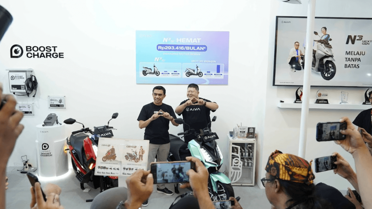 Gempur Pasar EV Jatim, ALVA Perkenalkan Motor Listrik N3 Next Gen di IIMS Surabaya 2026