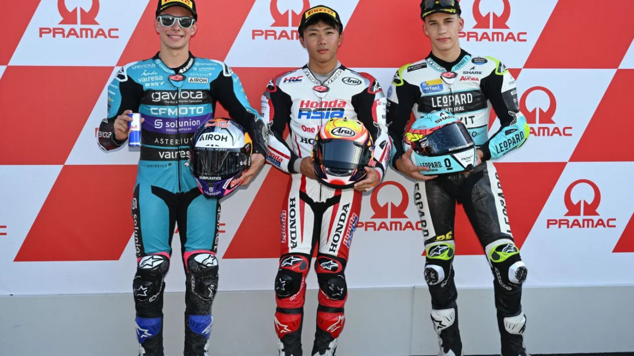 Taiyo Furusato Akhirnya Dapat Pole! Pertama Kalinya di Moto3 Emilia-Romagna