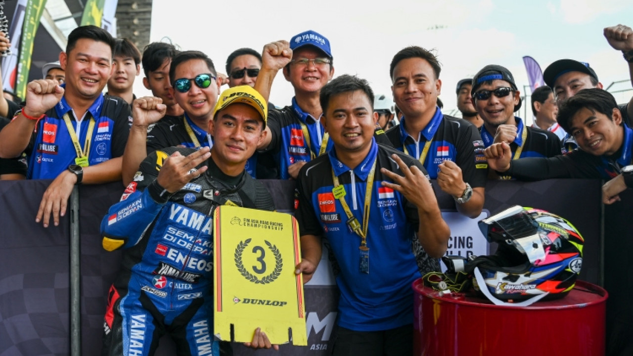 Pebalap Yamaha Racing Indonesia, M Faerozi Raih Runner-up Klasemen Akhir AP250 ARRC 2024