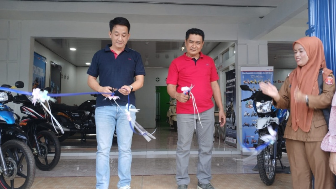 Dealer Ke-38 TVS Resmi Buka di Suoh Lampung Barat, Janjikan Ketersediaan Sparepart