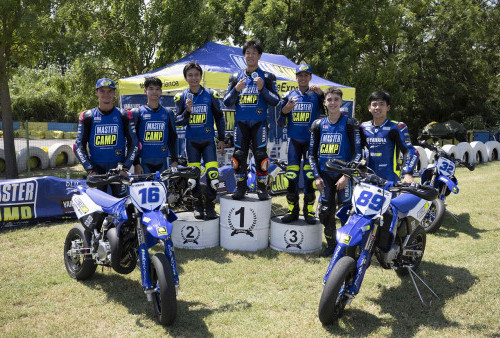 Begini Serunya Pembalap Indonesia Wahyu Nugroho Berlatih di Yamaha VR46 Master Camp