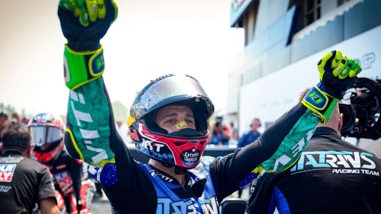 Tak Tersentuh, Diogo Moreira Juarai Moto2 Mandalika 2025