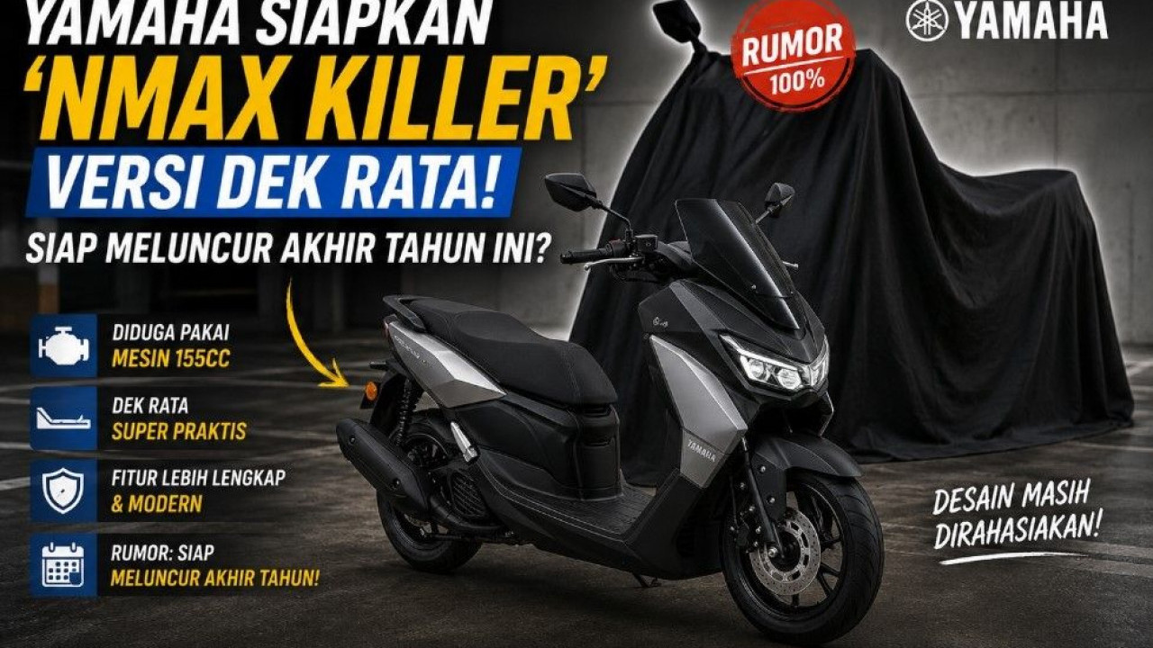 Hot Gosip: Yamaha Siapkan 'NMAX Killer' Versi Dek Rata, Siap Meluncur Akhir Tahun Ini?