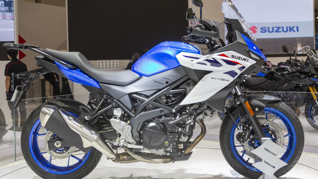 Diperkenalkan di EICMA 2025, Suzuki Bakal Luncurkan SV-7GX di Indonesia?