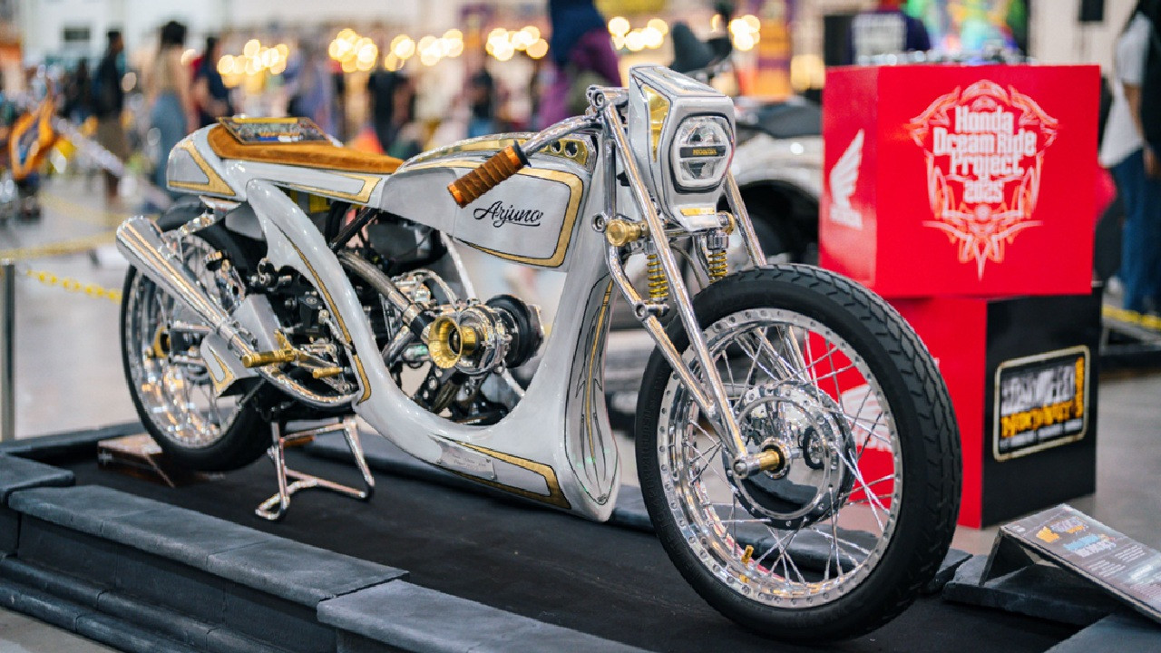 Honda Stylo 160 Karya Modifikator Asal Indonesia Tembus ke Ajang Dunia Mooneyes Yokohama 2025
