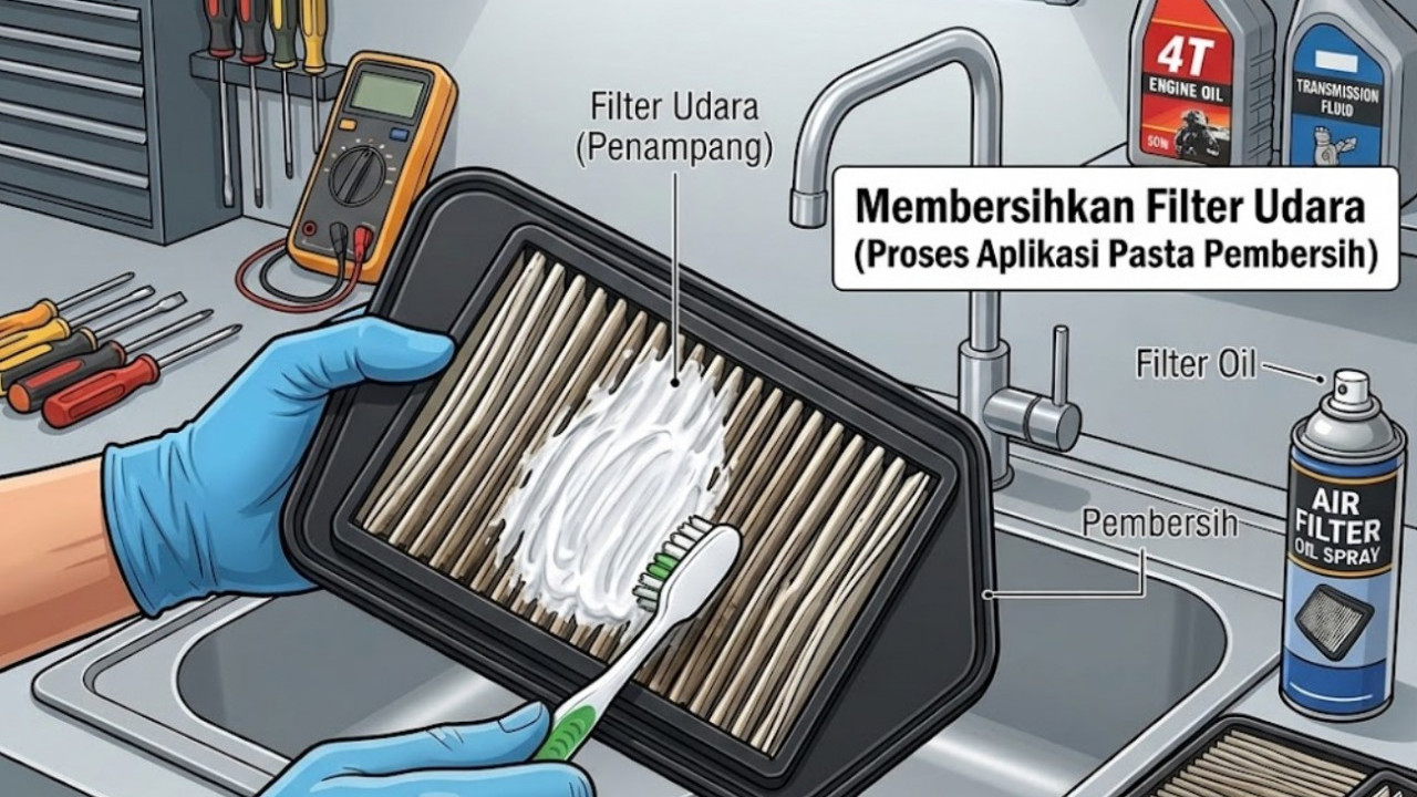 Jangan Sampai Keliru, Filter Udara Jenis Ini Ternyata Tidak Boleh Dicuci
