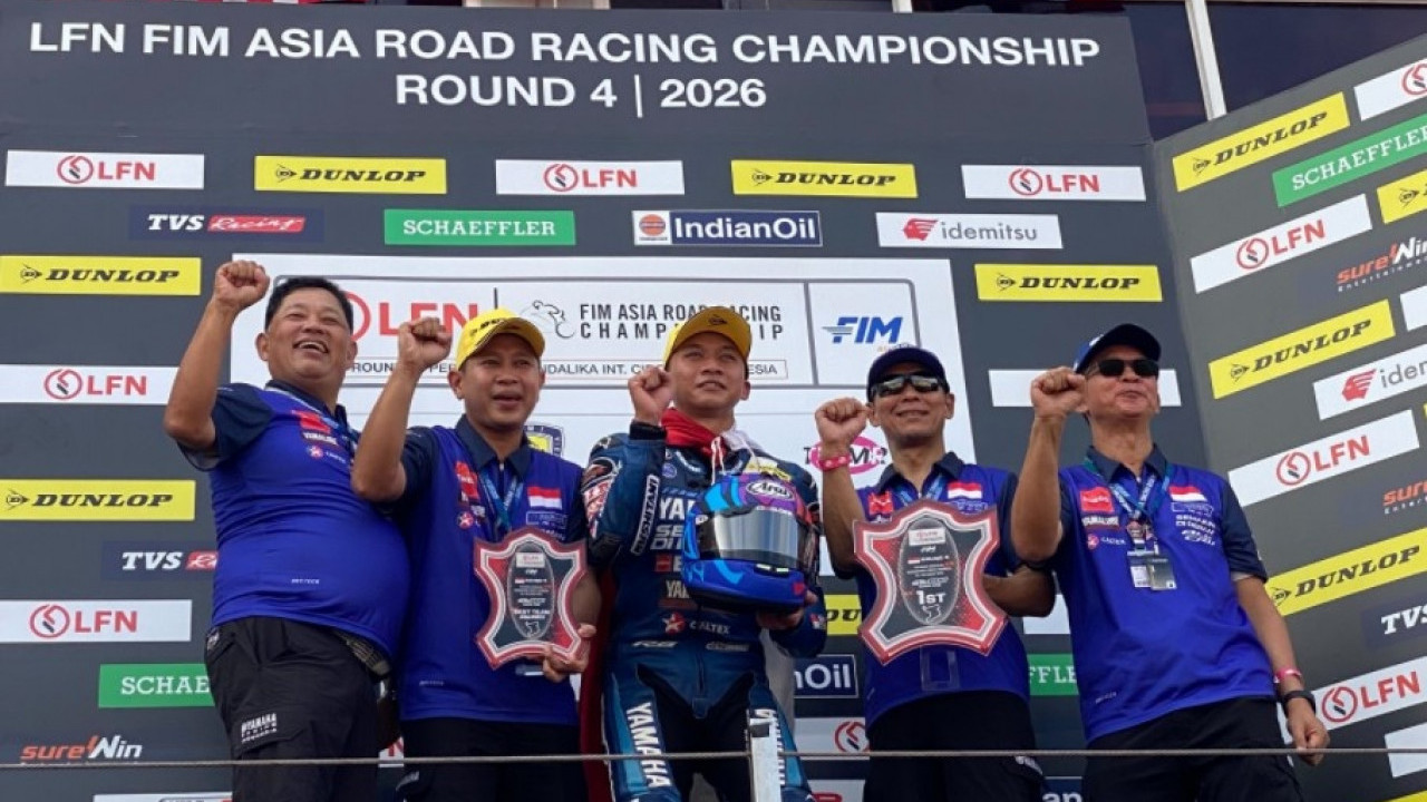 Wahyu Nugroho Cetak Podium Perdana SS600 ARRC 2026 di Mandalika