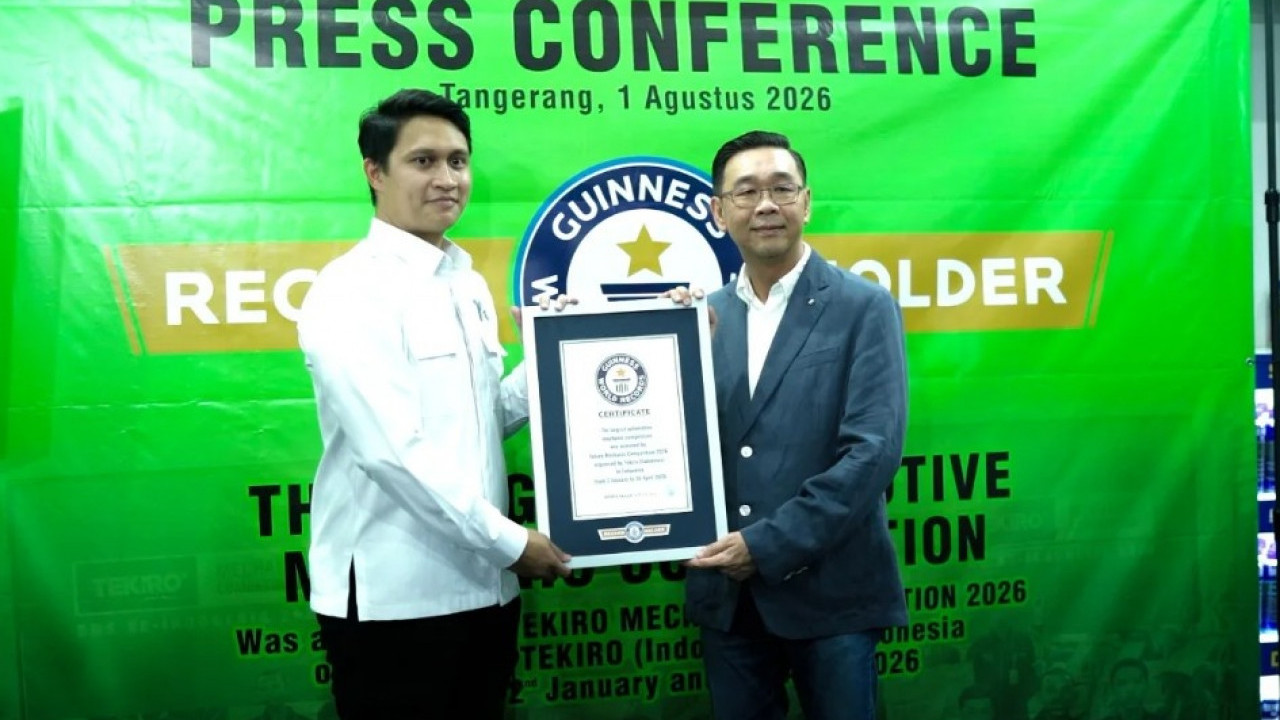 Keren! Sukses Kumpulkan Puluhan Ribu Siswa SMK Lewat Kompetisi Mekanik, Tekiro Pecahkan Rekor Dunia Guinness