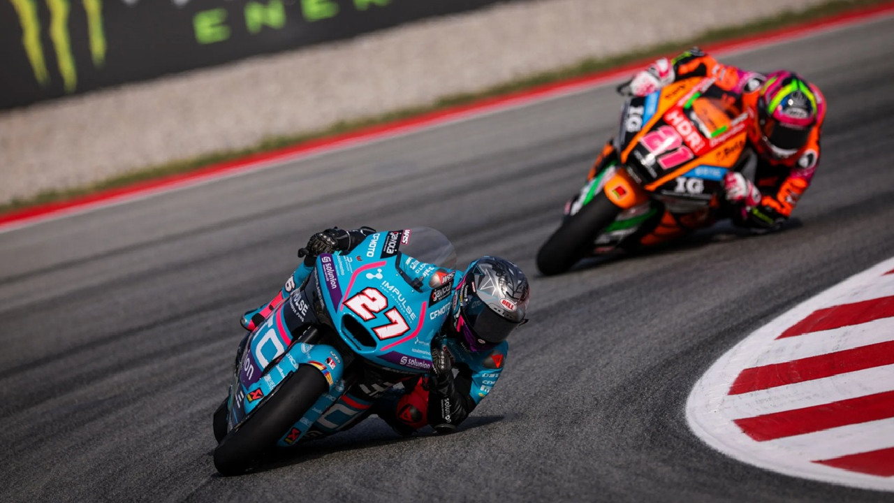 Daniel Holgado Raih Pole Moto2 Catalunya 2025, Mario Aji Comeback Setelah Absen 10 Balapan