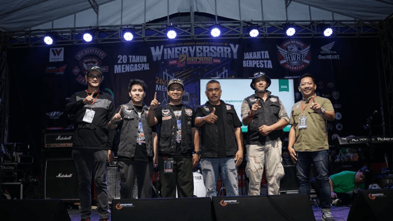 Rayakan Dua Dekade, Honda Win Riders Jakarta Gelar Winerversary