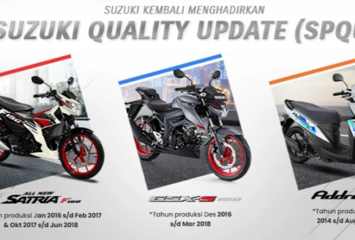 Suzuki Kembali Menggelar Recall Address, Satria F150 FI dan GSX-S150