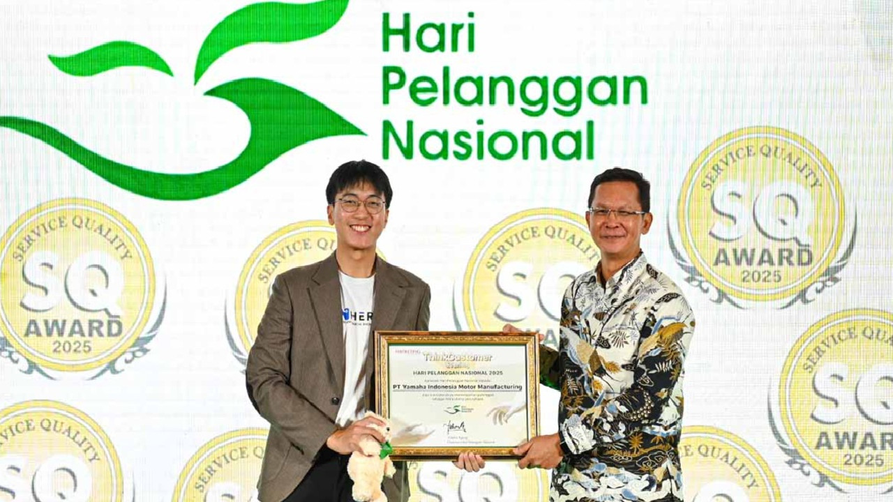 Yamaha Raih Penghargaan Best 2W Offline Service Experience di Service Quality Award 2025