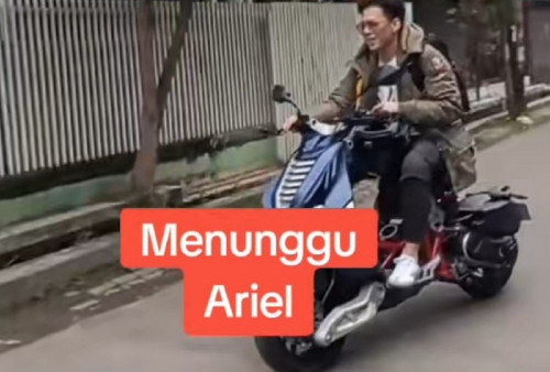 Ariel Noah Tunggangi Italjet Dragster saat Reuni SMA, Motor Matik yang Hanya 50 Unit di Dunia dengan Harga Fantastis