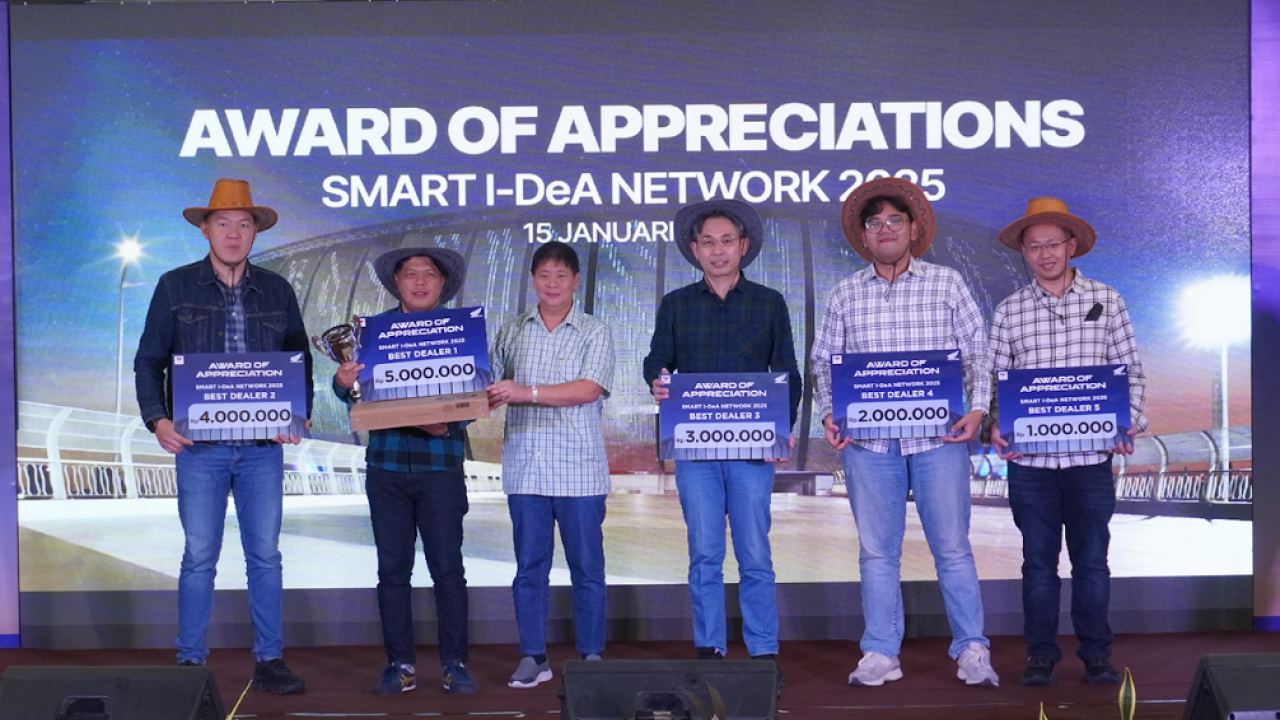 Perkuat Sinergi Jaringan Dealer, Wahana Honda Gelar Dealers Meeting & Gala Dinner