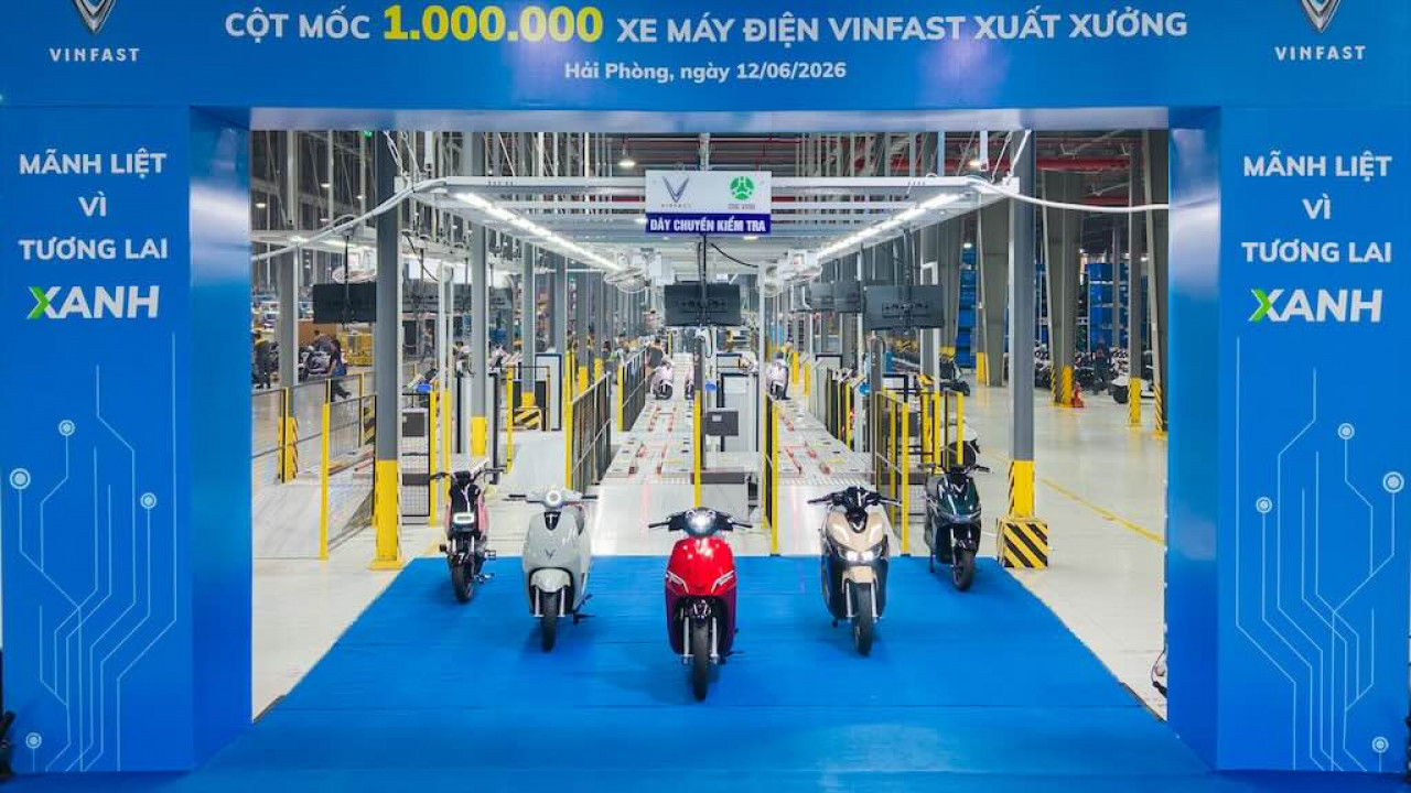 Produksi Tembus Satu Juta Unit, Motor Listrik VinFast Makin Siap Gempur Pasar Internasional