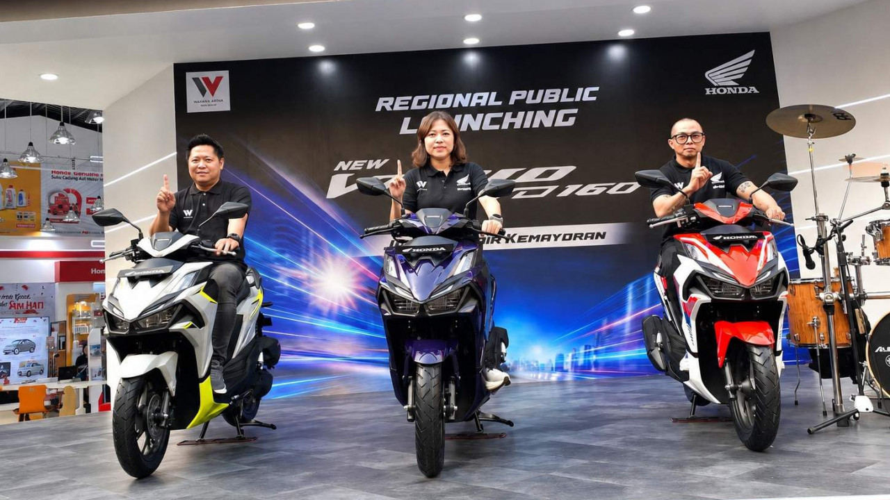New Honda Vario Evo 160 Mejeng di Jakarta Fair 2026, Cek Harga dan Pilihan Warnanya!