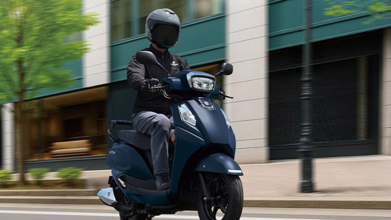 Jelang Peluncuran Skutik Retro Baru Suzuki yang Konsumsi BBM-nya 53,4 Km/L, Begini Tampangnya