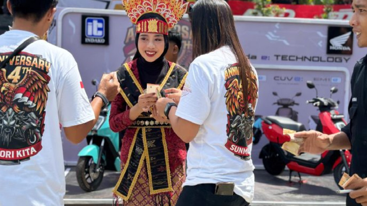 Komunitas Motor Sunmori Kita Rayakan Anniversary ke-4, Ratusan Rider Meriahkan Acara di Sumatera Utara