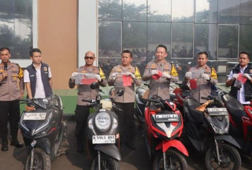 Polres Tangerang Selatan Bongkar Sindikat Curanmor, Pasutri Jadi Otaknya!