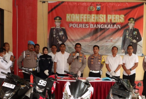 Tiga Pemuda Lampung Ditangkap di Bangkalan, Terbukti Mencuri Belasan Motor