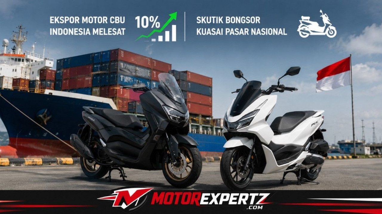 Tren Pasar Roda Dua 2026: Ekspor Motor CBU Indonesia Melesat 10%, Skutik Bongsor Masih Kuasai Pasar Nasional